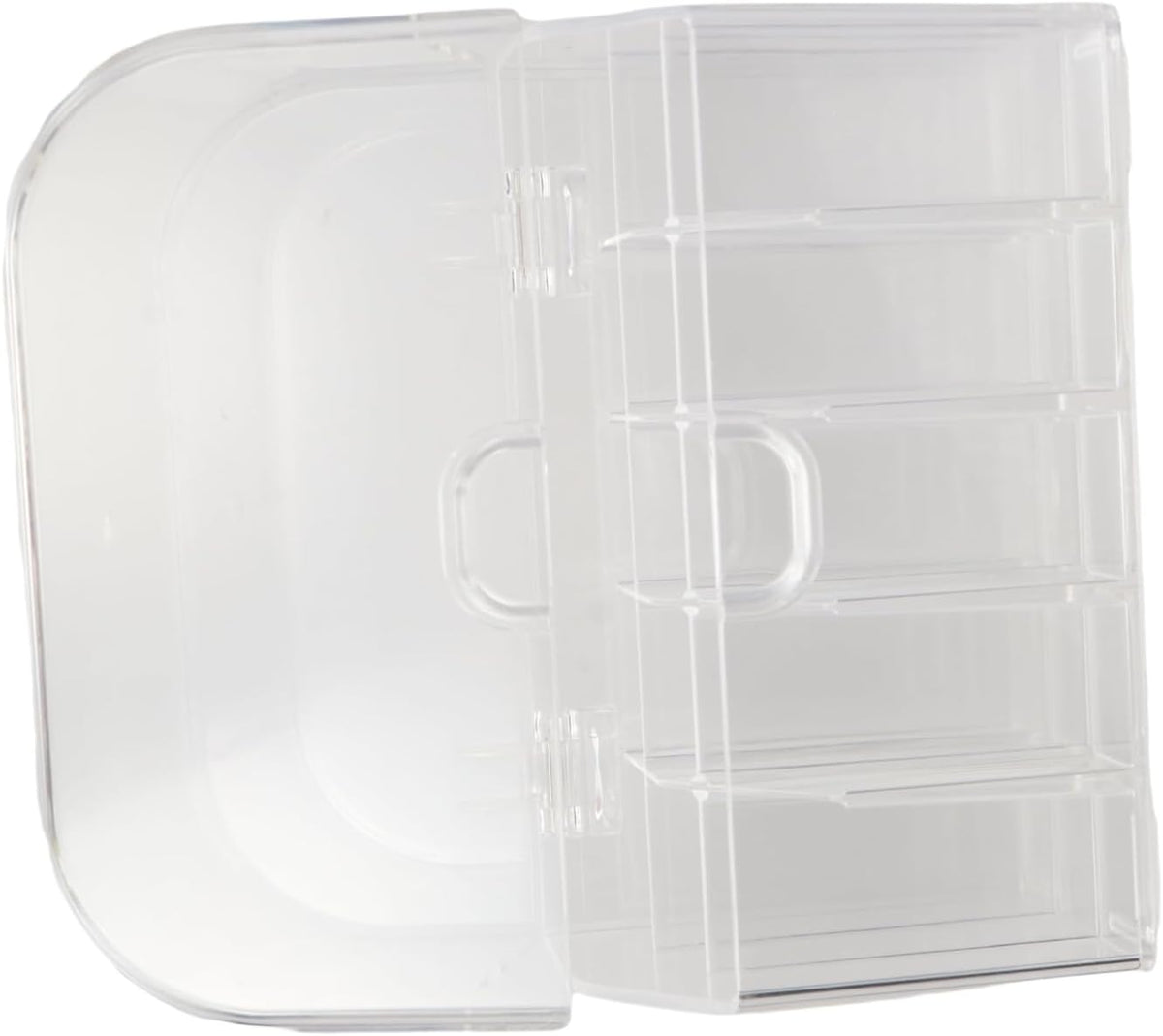 Acrylic Makeup Brush Holder, Clear Cosmetic Brush Storage Box, Makeup Brush Case with Dust Cover, Visible Clear Lip Gloss Container, Cosmetic Storage Drawers Box For Women