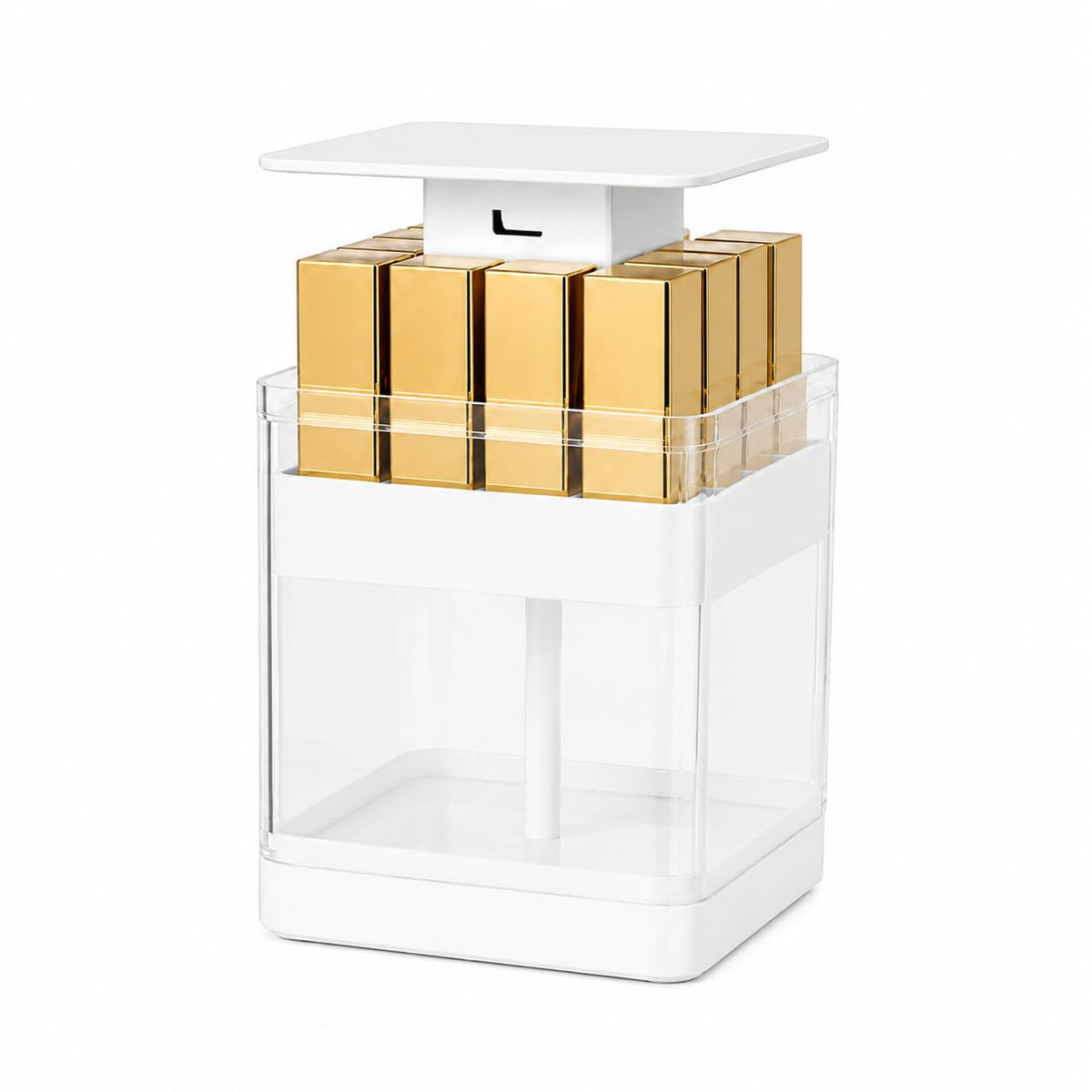Press up Lipstick Organizer & Holder, Acrylic Lip Gloss Organizer, Pink