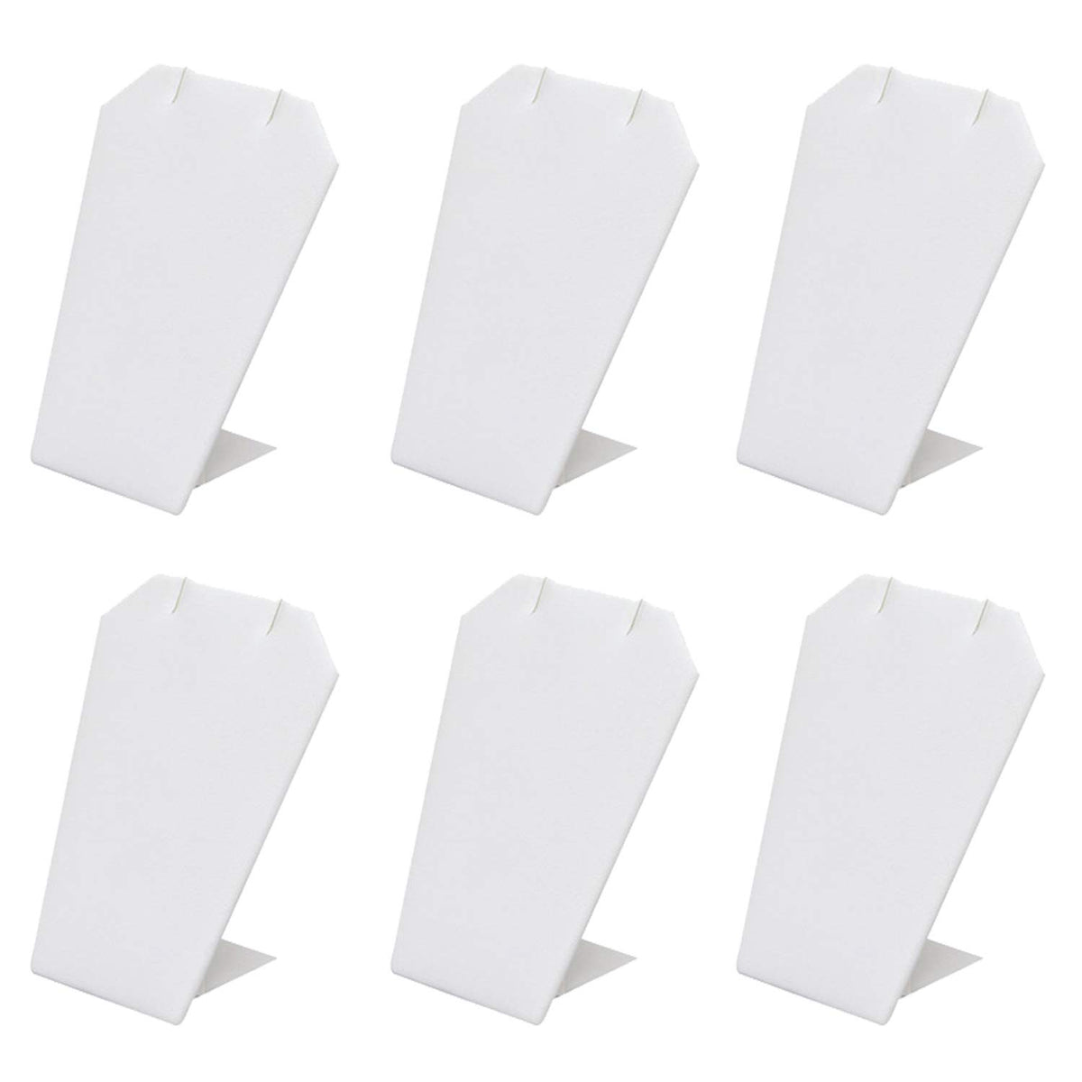 MOOCA 6-Piece Linen Earring Display Stands for Jewelry Display