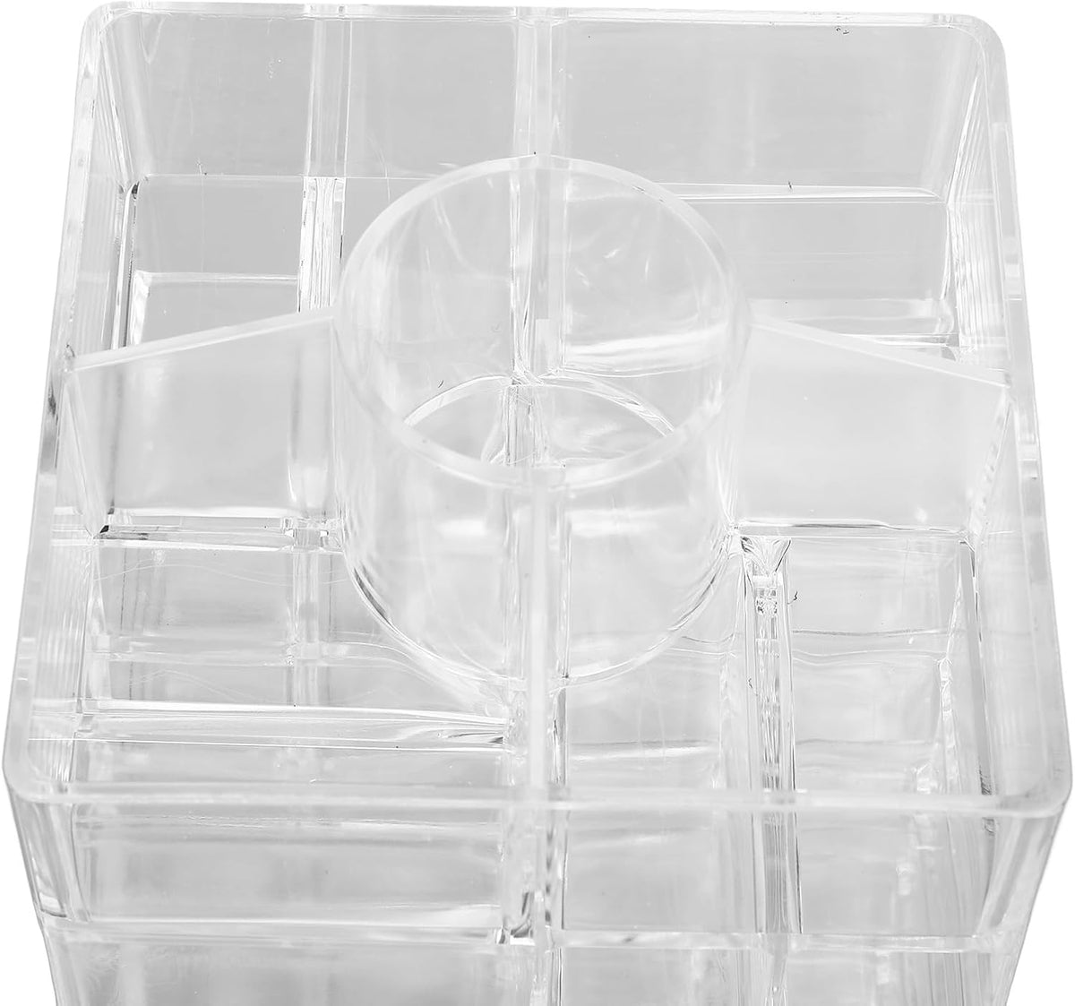 Agatige 53 Slots Acrylic Lipstick Tower Holder, 360 Degree Rotating