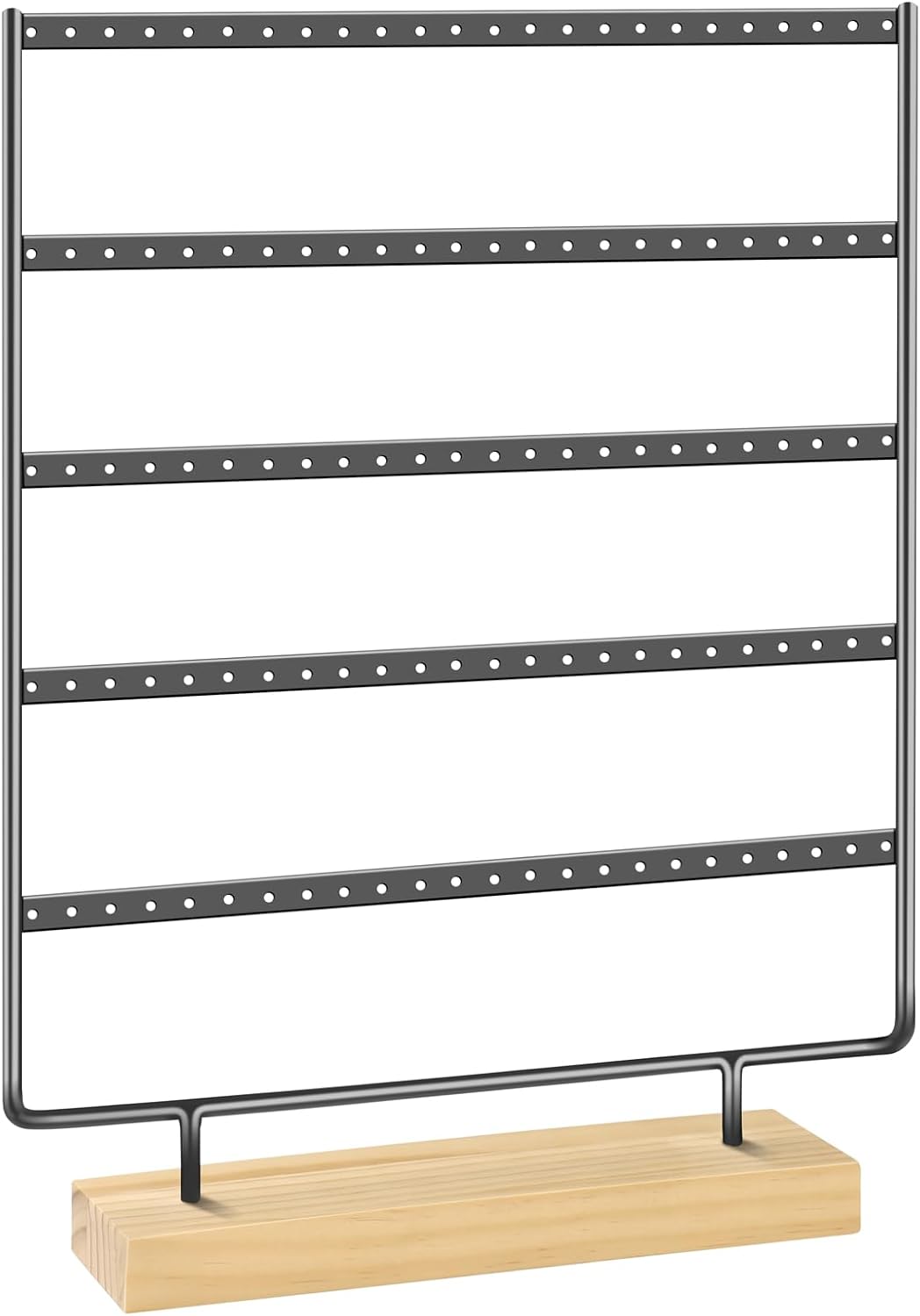 Earring Holder Organizer,Earring Display Holder Stand for Hanging Earrings,Earring Tree(120 Holes,5 Layers)