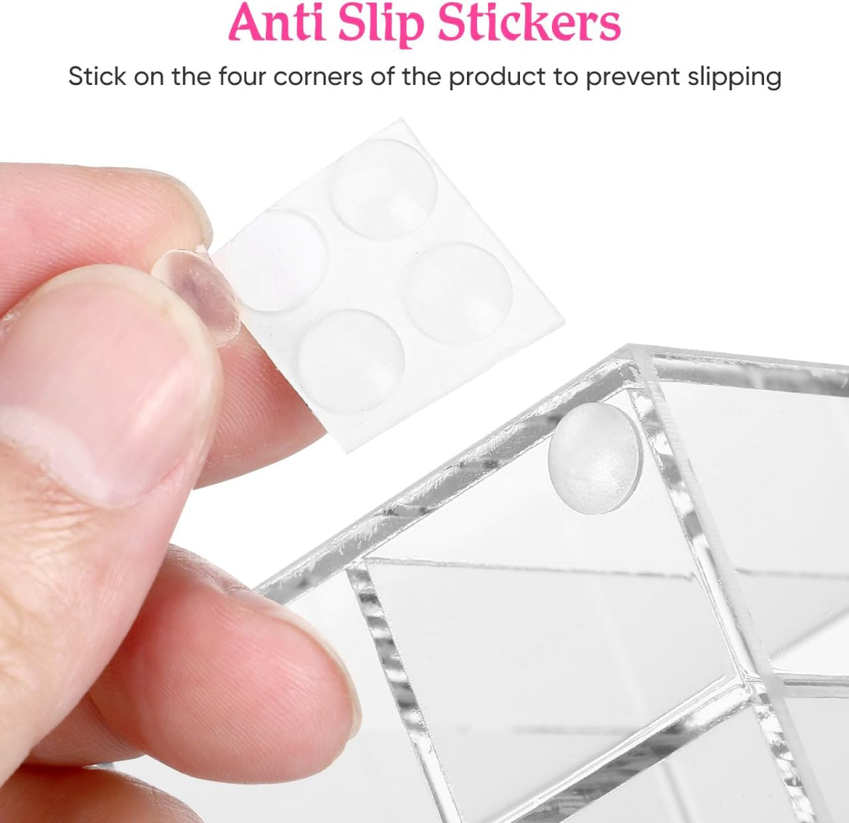 balacoo 24 Slot Lipstick Holder Display Rack for Vanity Countertop