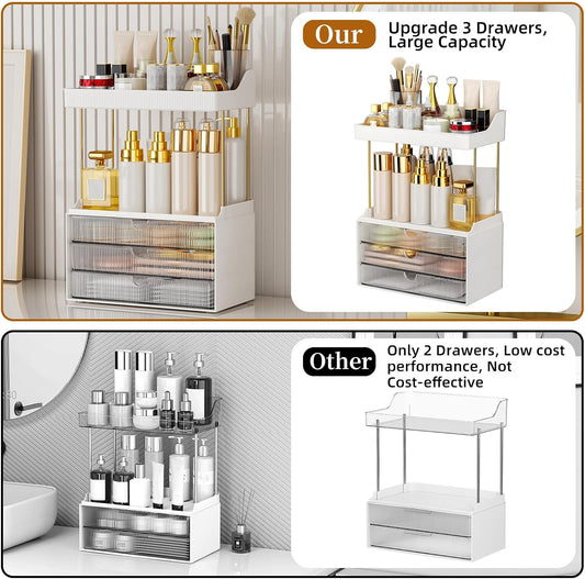 StorBin Arcylic 5-Tier Makeup & Skincare Organizer for Vanity, Bath