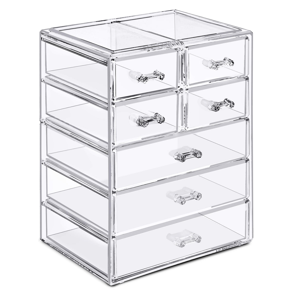 Sorbus 7-Drawer Makeup Organizer with Small & Wide Drawers (Diamond)