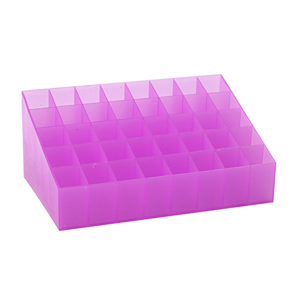 Lip Gloss Holder 40 Box Acrylic Storage Box Drawer Organizer for Makeup Plastic Organizer Box Lipstick Organizer Case Cosmetic Display Cases Lipstick Storage Case Shelf Pink