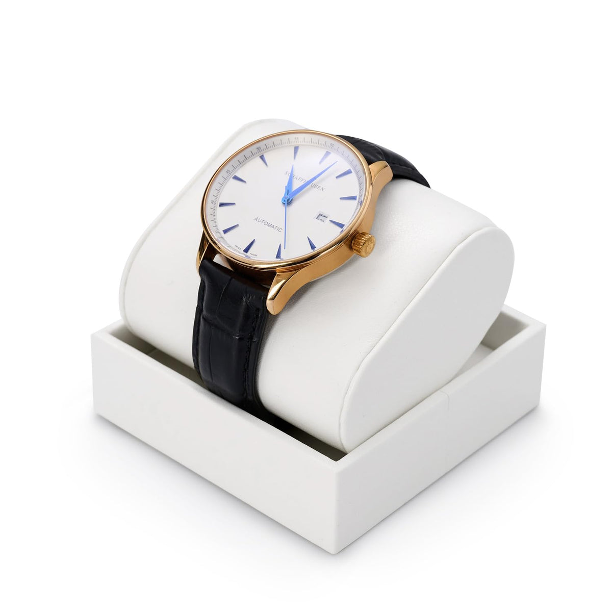 White PU Leather Earring Stud Display Stand