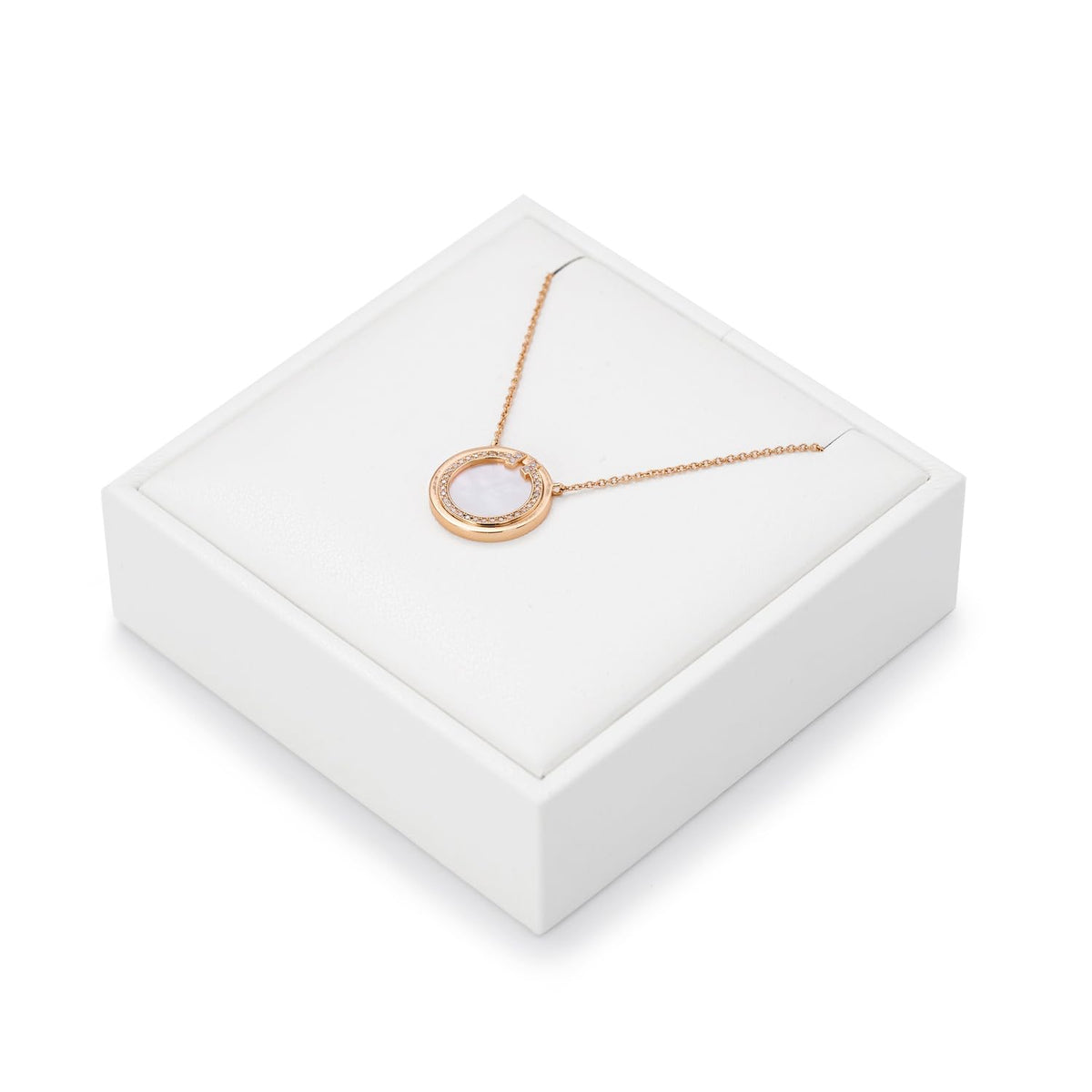 White PU Leather Earring Stud Display Stand