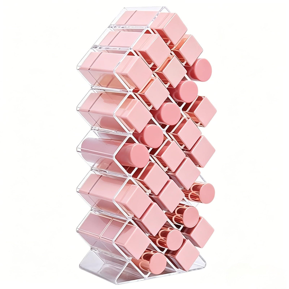 Lipstick Organizer Holder 32 Spaces Fish Shape Lip Gloss Organizer