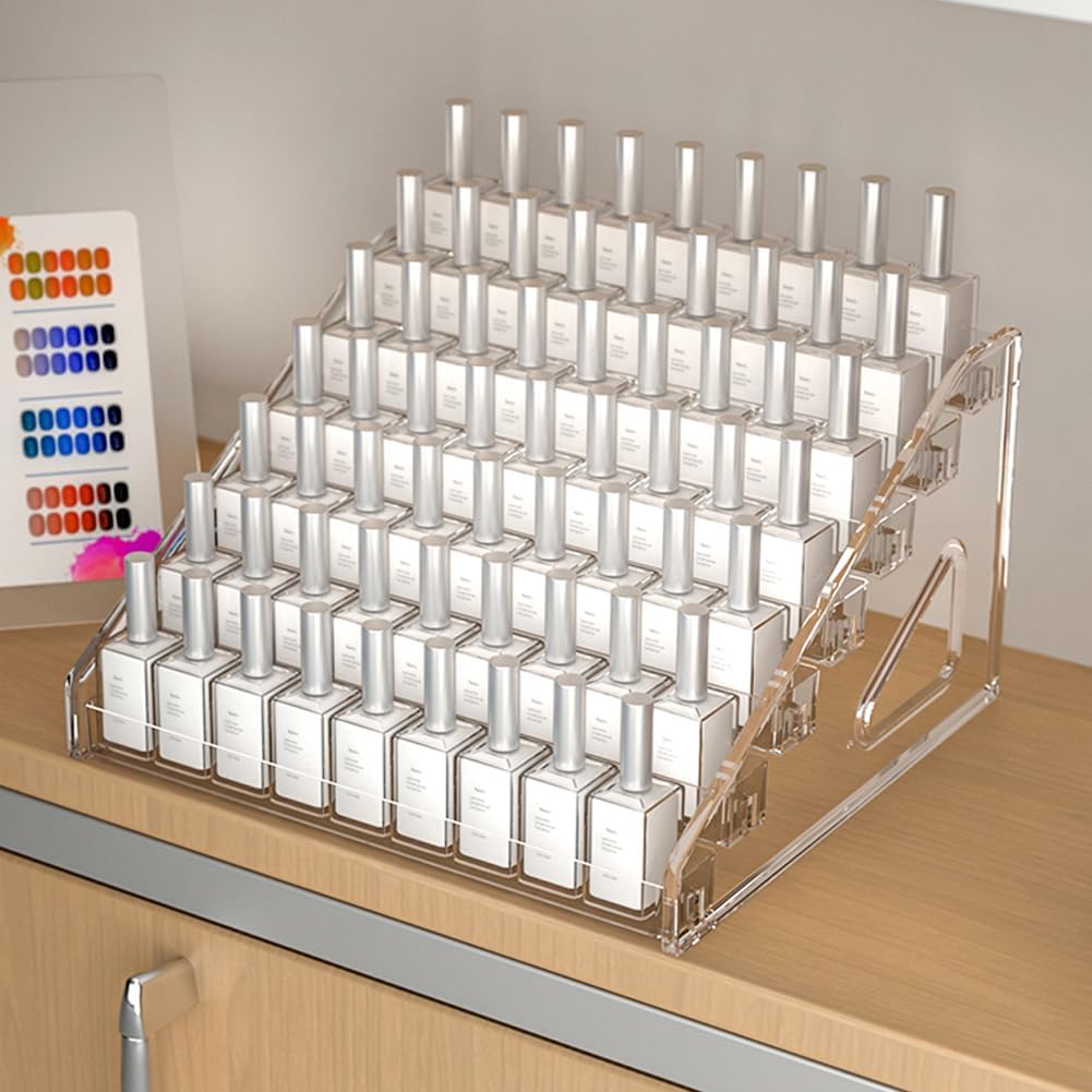 7Tier Acrylic Paint Organizer,Nail Polish Rack Shelf,Painting Bottle Holder
