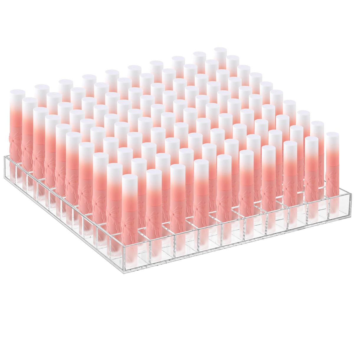 Mumufy Lipstick Holder Clear Acrylic Makeup Organizer Display, 36 Slot