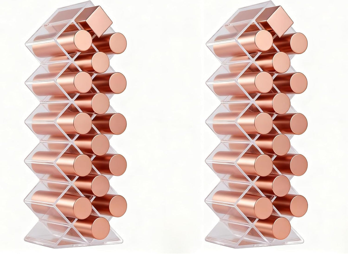Lipstick Organizer Holder 32 Spaces Fish Shape Lip Gloss Organizer