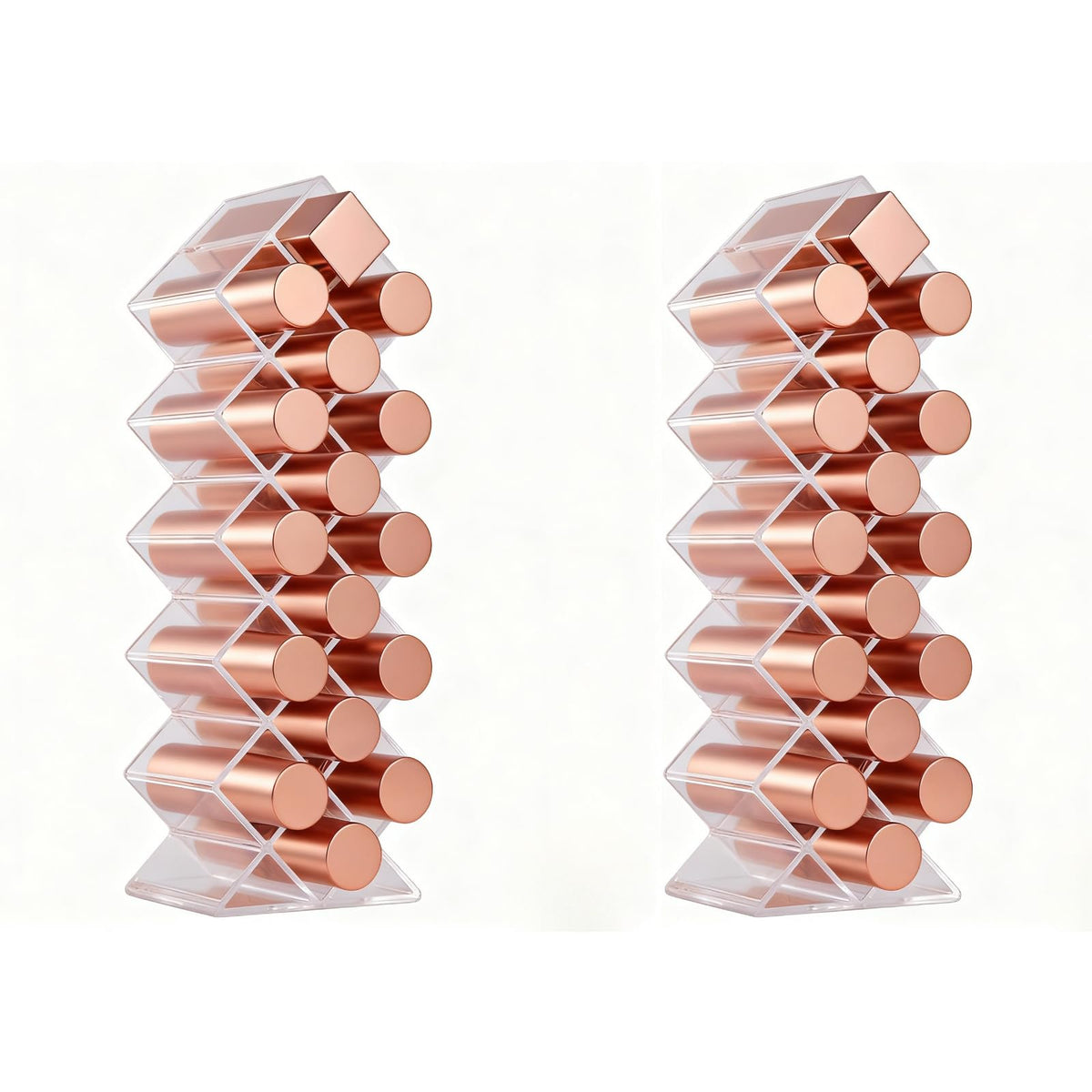 Lipstick Organizer Holder 28 Spaces Fish Shape Lip Gloss Organizer