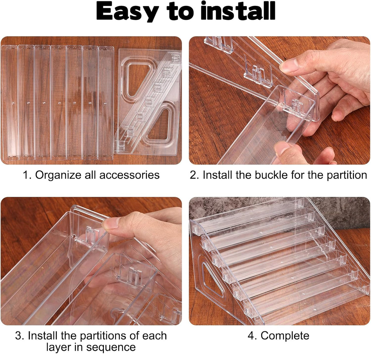 2 Pack 7 Tier Earring Display Stand Acrylic Earring Holder Organizer Holds 4 Pairs of Earrings in One Row Retail Detachable Jewelry Card Stand for Selling Vendors Jewelry Display Earring Rack